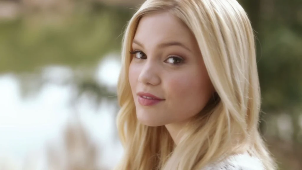 Image depicting Olivia Holt engaging in collaborative efforts and fostering associations within the entertainment community, showcasing her commitment to industry growth and unity.