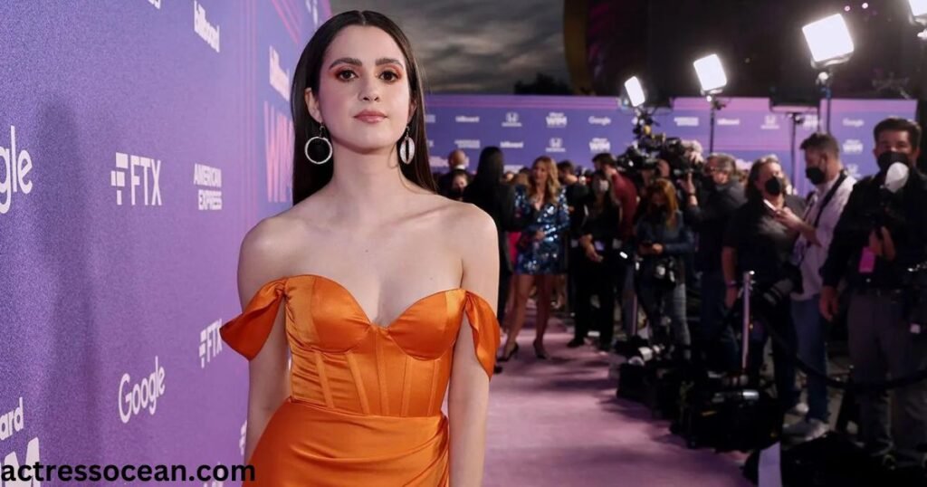 Laura Marano performing on stage, transitioning to music and film.