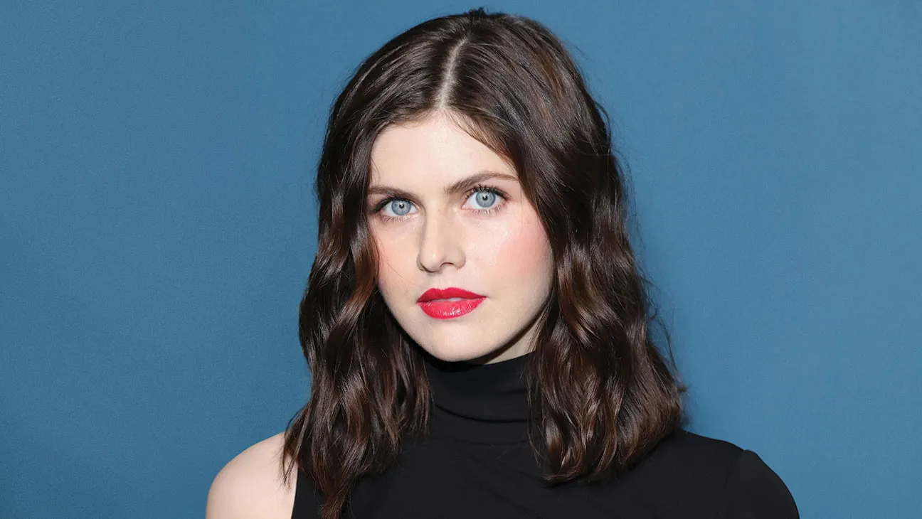 Image encapsulating Alexandra Daddario's perspective on fame and privacy, offering four insightful angles into her experiences and strategies in the entertainment industry.